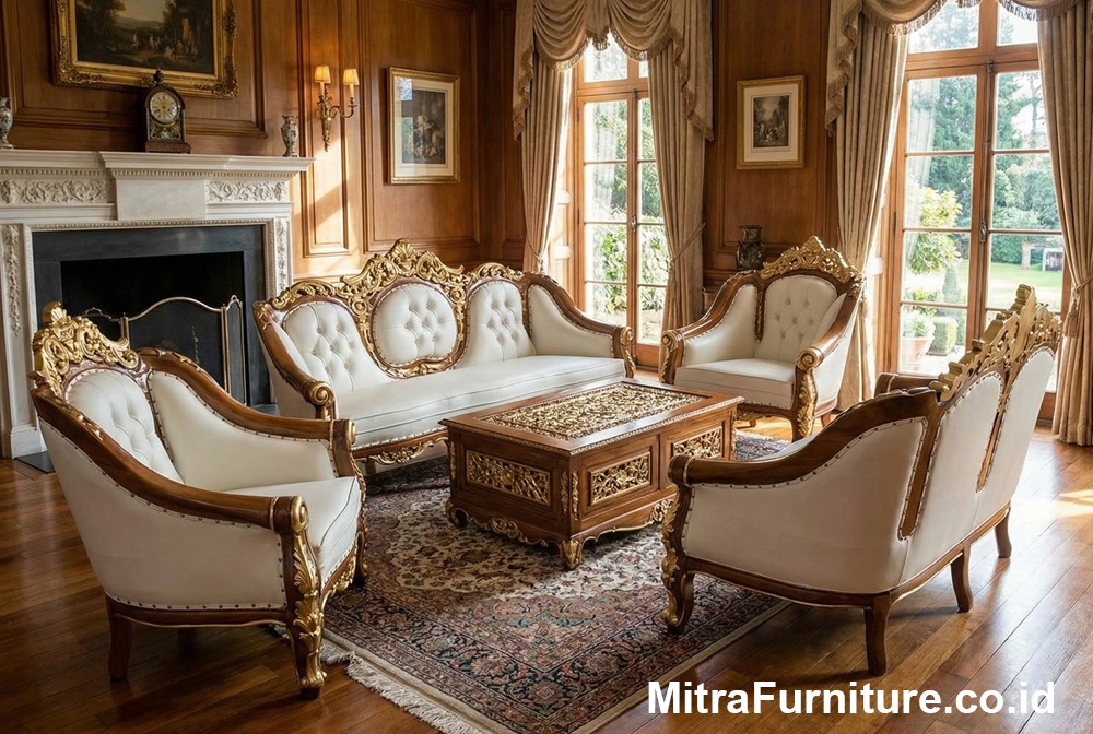 Pilihan Kursi Tamu Mewah Kayu Jati Terbaru untuk Ruang Tamu di Banjarmasin