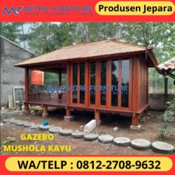 Jual Gazebo Kayu Minimalis Mushola