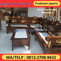 Jual Kursi Tamu Sudut Jepara