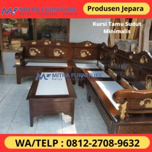 Jual Kursi Tamu Sudut Jepara