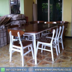 Meja Kursi Makan Minimalis Jati