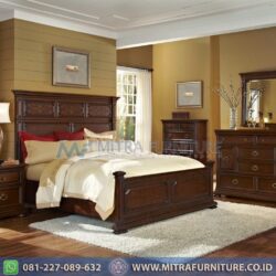 Set Kamar Tidur Minimalis Jati