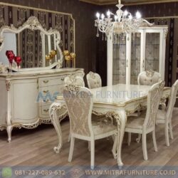 Meja Makan Mewah Italino Classic Set