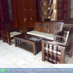 Kursi Tamu Jati Minimalis Model Terbaru