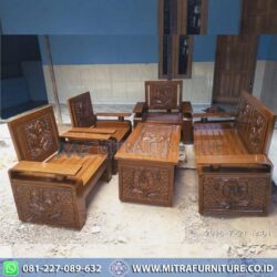 Kursi Tamu Kayu Jati Minimalis