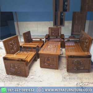 Kursi Tamu Kayu Jati Minimalis