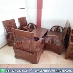 Kursi Tamu Minimalis Jati Elegant