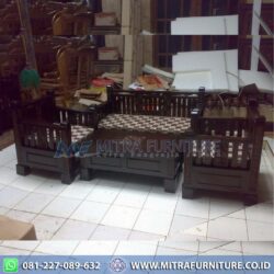 Kursi Tamu Jati Desain Minimalis