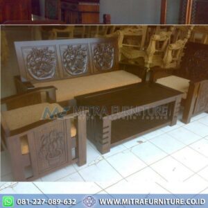 Kursi Tamu Jati Desain Terbaru