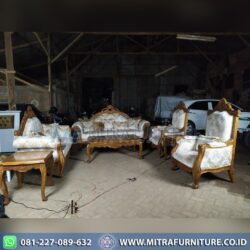 Kursi Tamu Jati Srikandi Mewah