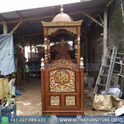 Mimbar Masjid Minimalis Klasik