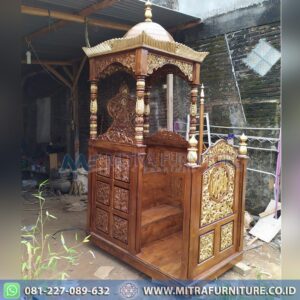 Mimbar Masjid Minimalis Klasik