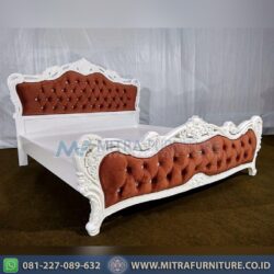Tempat Tidur Mewah Duco Jok Brown