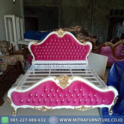 Tempat Tidur Mewah Duco Jok Pink