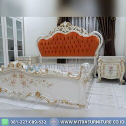 Tempat Tidur Mewah Jok Orange Duco