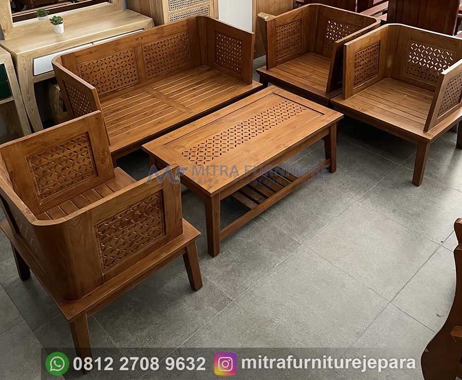 Tren Warna untuk Kursi Tamu Minimalis Jati